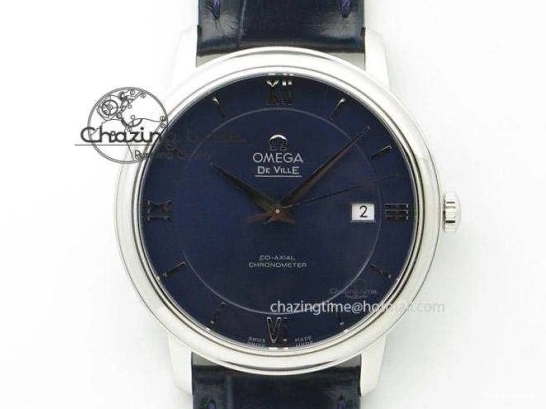 1218 Planet Ocean GMT 43.5mm V6F Goodplanet Orange Marker Blue Dial On SS Bracelet A ModernLook 8215